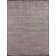 Bamboo Silk Geometric Area Rug in Brown