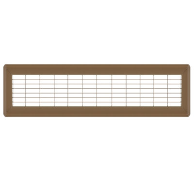 Gril de plancher brun de gros calibre
