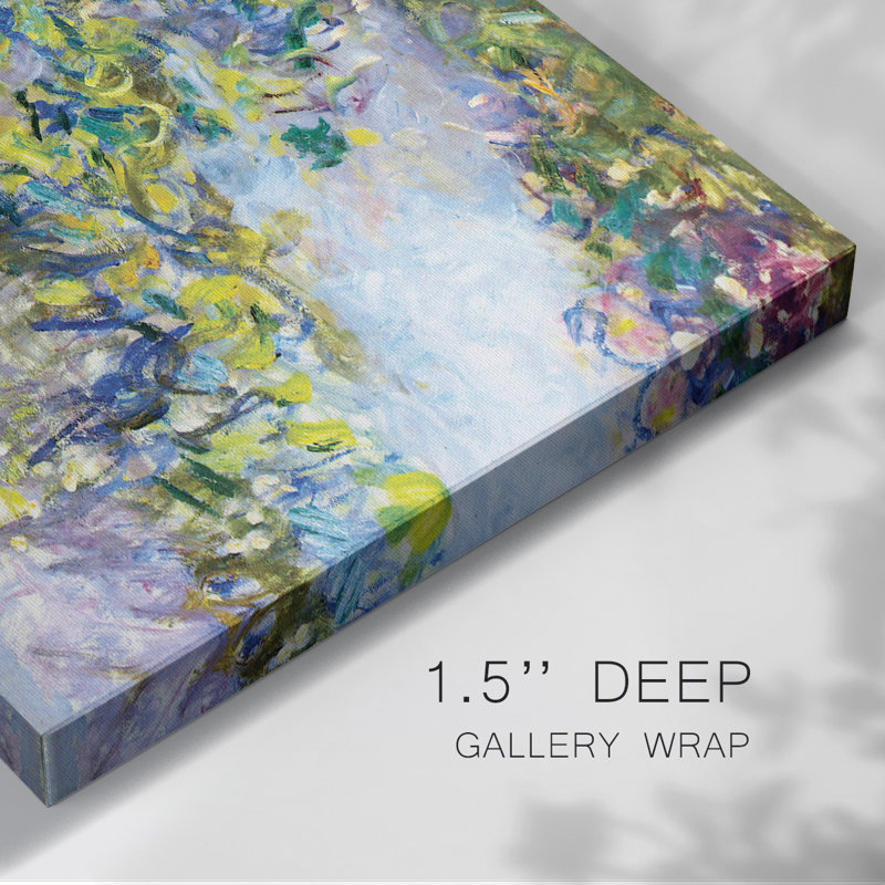 Wisteria [1] par Monet-Gallery, toile tendue, H 32 po x l 48 po