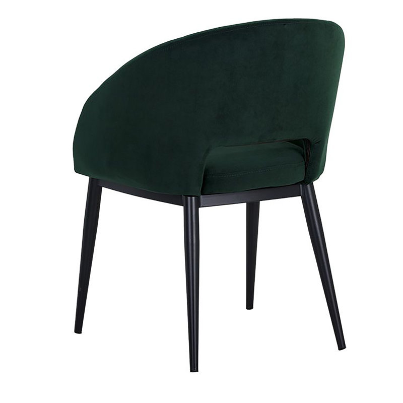 Upholstered Dining Chair, Deep Green Sky