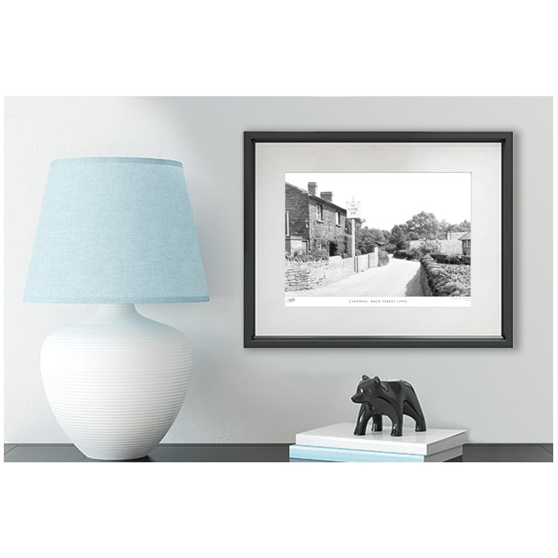 Clophill, Back Street C1955 - Single Picture Frame Print, 60cm H X 80cm W x 2cm D