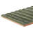 Bond Tile Canu 5.9 In. x 11.81 In. Polished Fluted Ceramic Subway Wall Tile (9.68 Sq. Ft. / Case)-91585661
