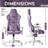Velvet Memory Foam Gaming Chair-1788780662
