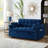 4 In1 Loveseat Sofa Bed With Armrests & Storage Pockets, Multi-Function Tufted Pull-Out Sofa Bed With Adjustable Backrest And Pillows, Convertible Loveseat Sofa Couch-771984872