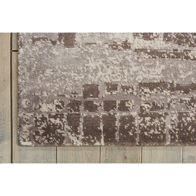 Tapis gris anthracite moderne Cannes, Rectangle 2 pi 3 po x 3 pi