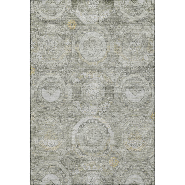 Premium Machine Washable Honig AMF1661 Panel Rug