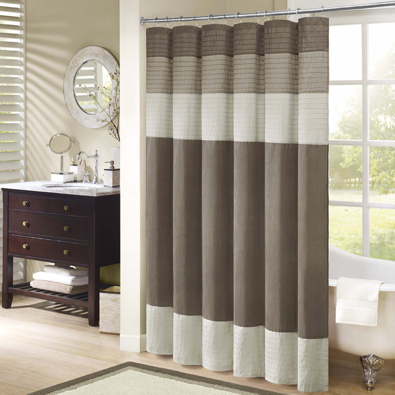 Rideau de douche Aaraon, Brun