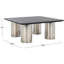 Table basse à plateau en marbre Lameeka