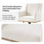 Chaise de bureau pivotante à 360 ° Ackeron Julia avec hauteur ajustable et accoudoirs courbés-924404674