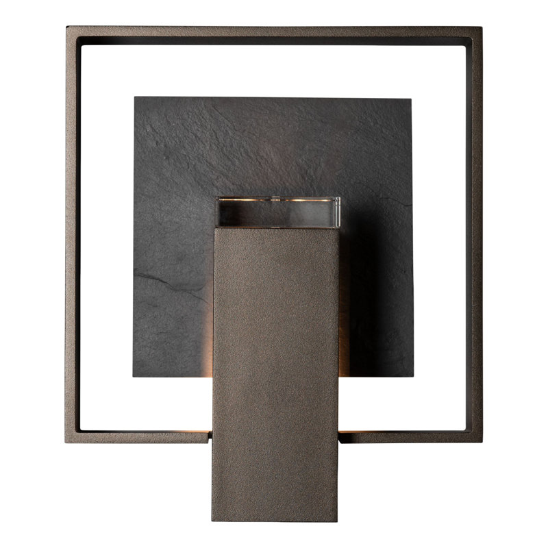 Shadow Box Aluminum Wall Light, Oil Rubbed Bronze, 11.7" H x 10" W x 4" D
