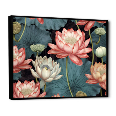 " Red Green Lotus Ponds I "