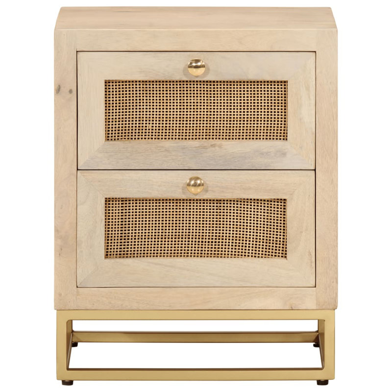 Astryd 40cm W Iron Bedside Table