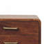 Table de chevet 2 tiroirs Wood