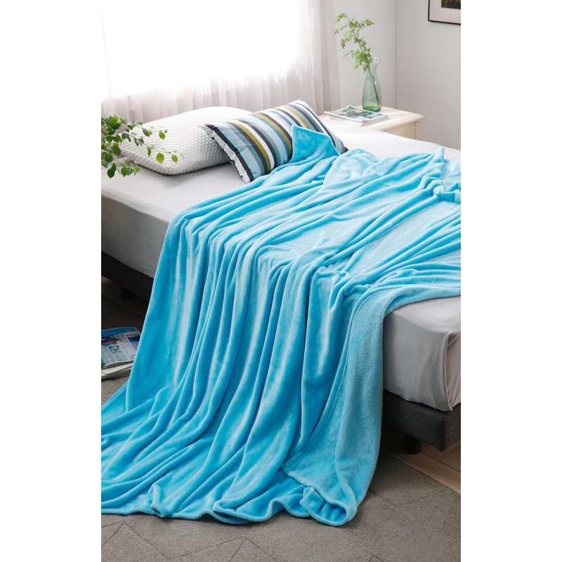 Couverture polaire, Simple, Bleu