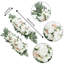 2 pièces d'arrangements floraux artificiels en forme d'arche de mariage-112864380
