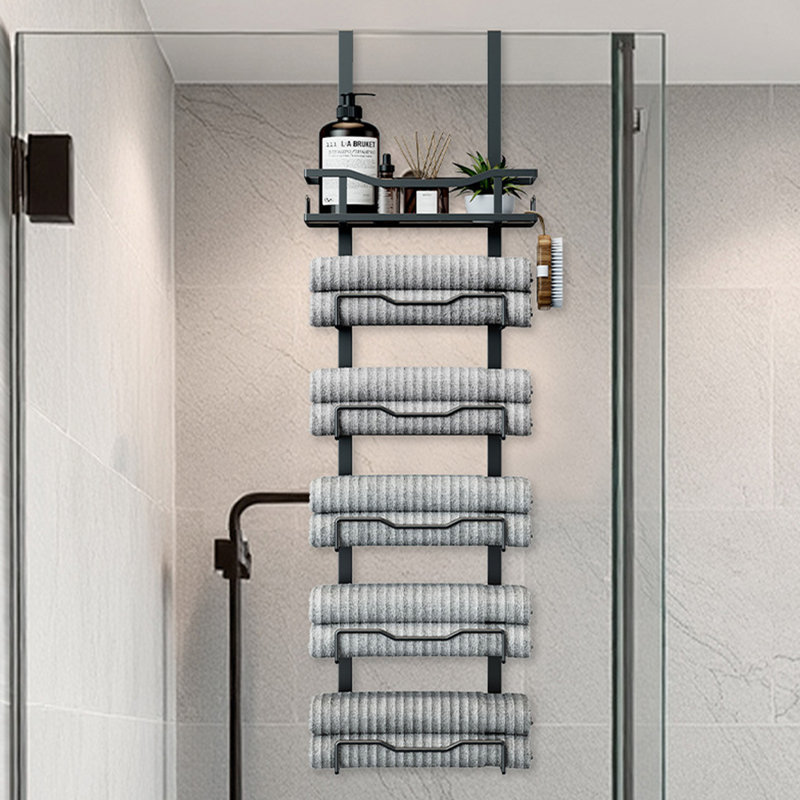 6 Over-the-Door Towel Rack