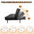 3-in-1 Convertible Futon Sofa Bed, Dual Armrest Styles, Heavy-Duty Compact Loveseat-1324285053