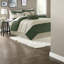Ensembles de literie confortables en grand suède, vert, style moderne