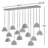 Cotter 14 - Light Dimmable Geometric Chandelier-2096620601