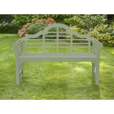 Kuhle PU Painted Traditional Wooden 2 Seater Bench