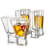 JoyJolt Carre Square Martini Glass, 8oz.