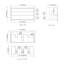 Meuble-lavabo mural double 49 po avec surface solide 49 po-93549443-93549442