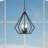 Buckeys 3 - Light Steel Dimmable Geometric Chandelier-1046231310