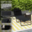 Chaise longue de plage Beach - 4 réglables, poche pour magazine, coussin de tête amovible, pliable, gris pour chaise longue