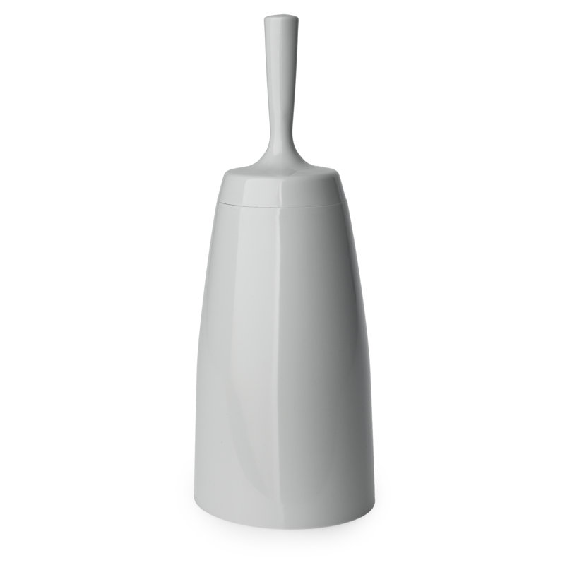 Plastic Toilet Brush - Black, Grey