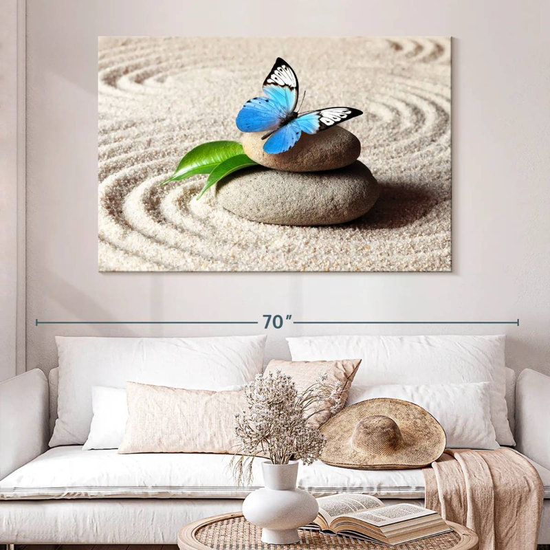Brampt Peaceful Butterfly, 34" H x 51" W