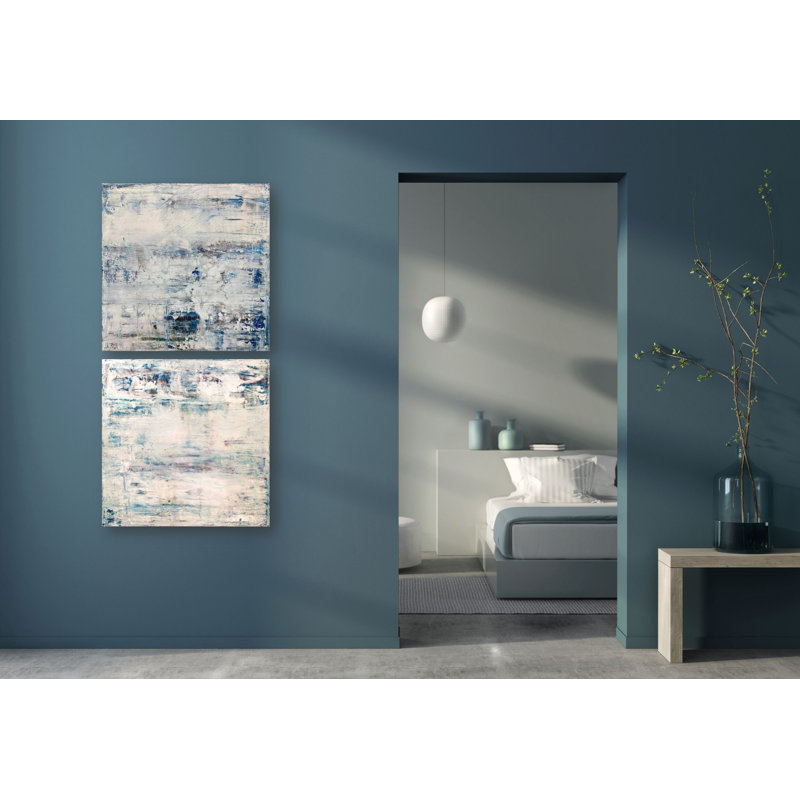 Arrow Print by John Beard, 48" H x 48" W x 3" D, White Floater Framed
