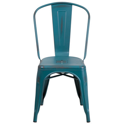 Lily Metal Stackable Side Chair 