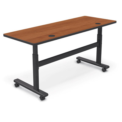 Sit Stand Flipper Height Adjustable Training Table with Caster