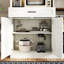 Buffet 71 po avec armoire et tiroir Farmhouse Kitchen 71 po