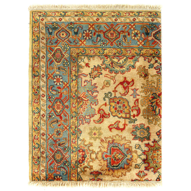 Fine Hand Knotted Sampler Augra rug 2'3"X 3'
