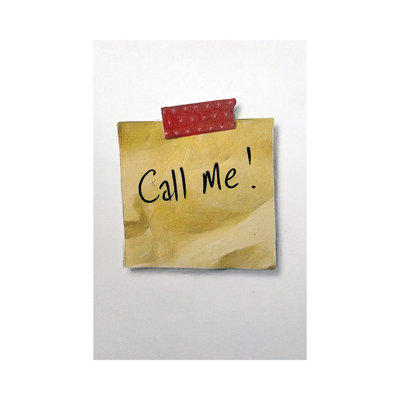 Call Me - reproduction d'art murale - toile tendue