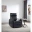 Fauteuil inclinable et pivotant double pivotant en cuir de 30,5 po Corvin-1369155174