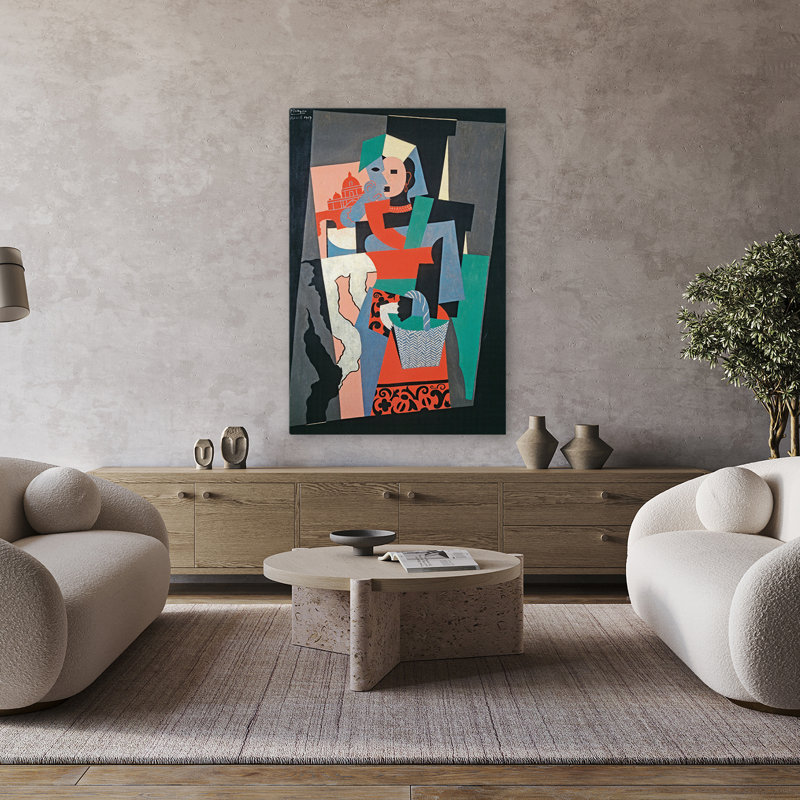 L’Italienne - Musée d'art abstrait, H 48 po x l 32 po