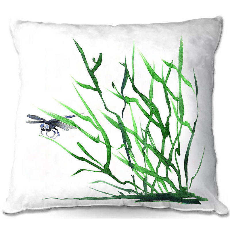 Floral Reversible Throw Pillow, 16" x 16"