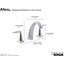 Alteo Widespread Bathroom Faucet with Drain Assembly-570850045