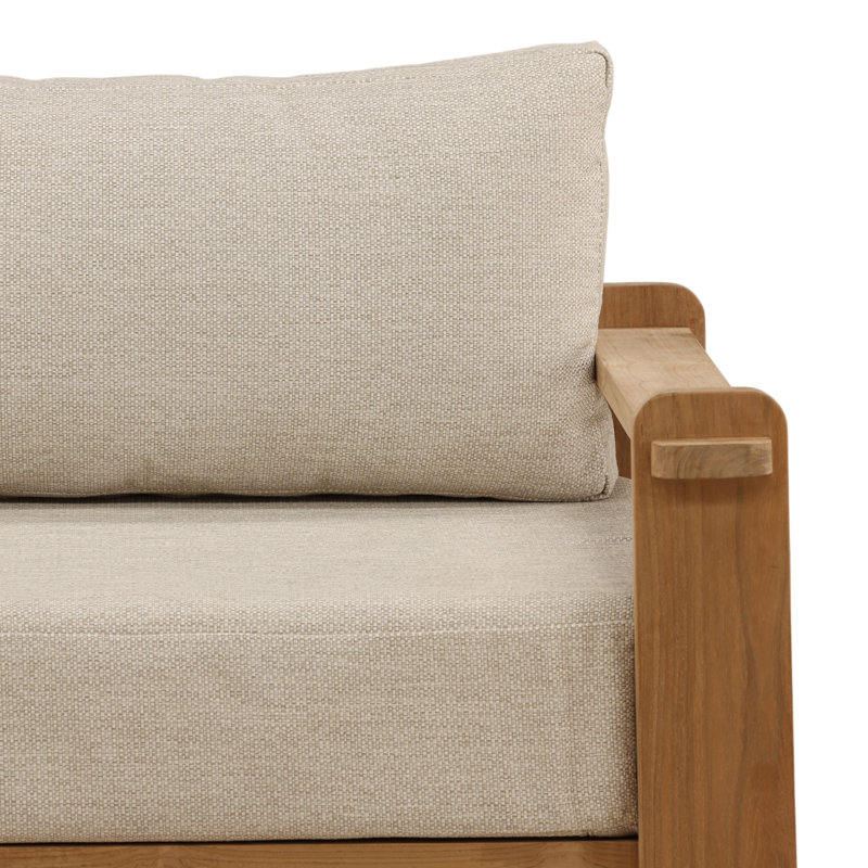 Julie Outdoor Sofa Chair Taupe