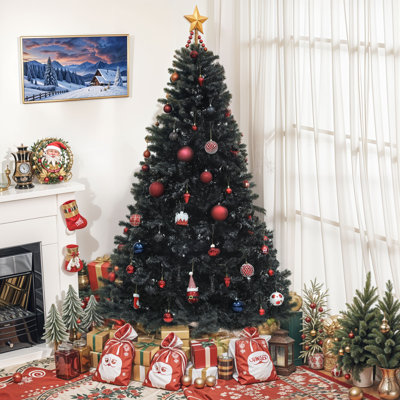 6 Feet Black Halloween Christmas Tree