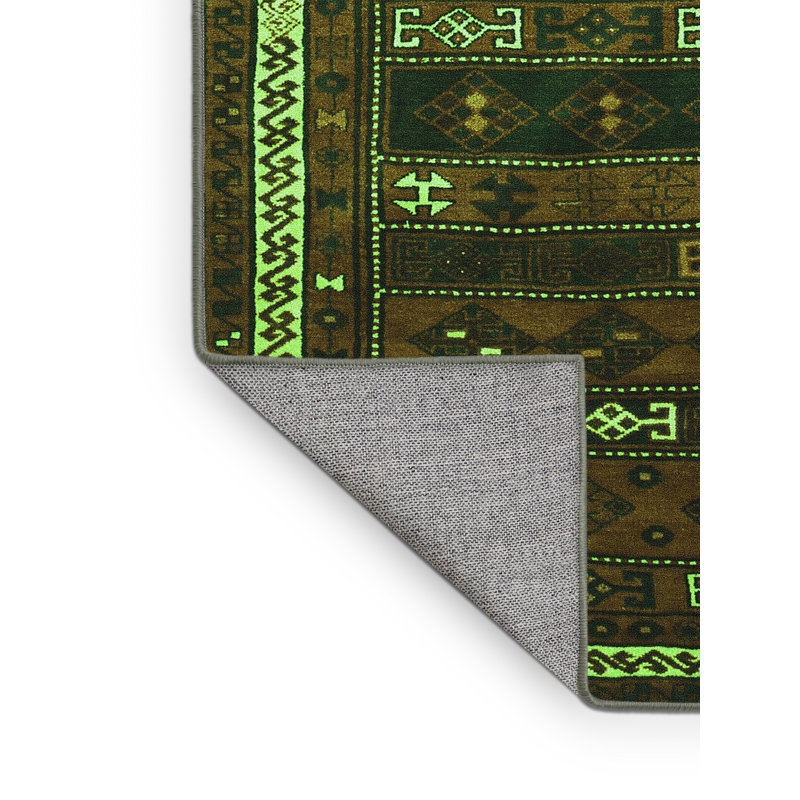 Tapis vert traditionnel Traditional 662, Rectangle 6 pi x 9 pi