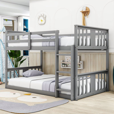 Dextra Kids Twin Over Twin Bunk Bed