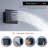 Herathena 3 Functions Digital Display 22" Shower System with 3 Body Jets and Rough-in Valve-69991477