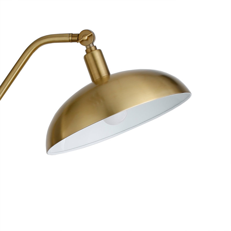 62'' Task Floor Lamp, Brushed Brass
