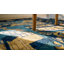 Antique Scenic Pictorial Peking Chinese Rug