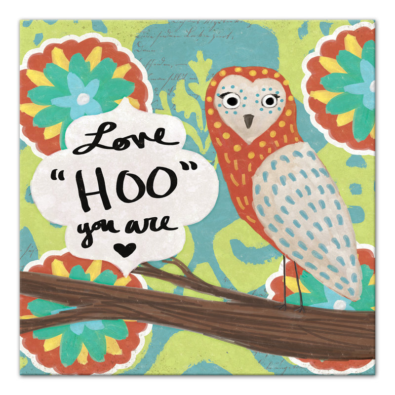 Love Who You Are Print On Canvas; 0C9457145903406BA582A918A26B6E19 Square, 12" H x 12" W x 1.25" D