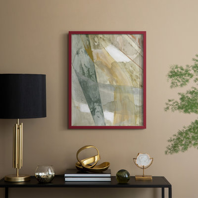 Bamboo Rain I, reproduction encadrée - bois massif