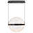 Brezina - LED Pendant - Matte Black - Silk Screened Acrylic Lens-456717661